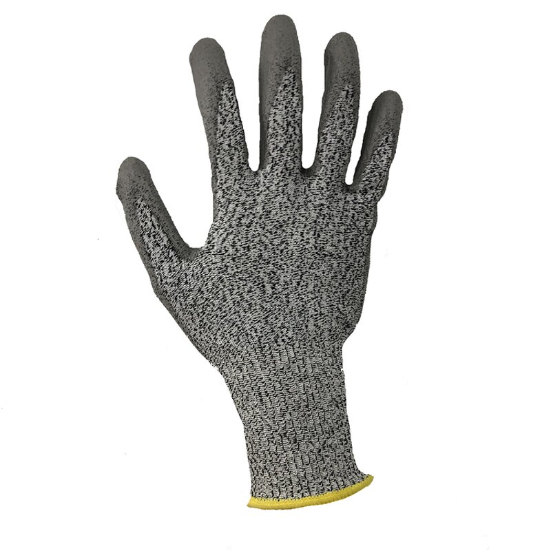 PU Coated Gloves Manufacturer - EN388 4543 Cutting Level