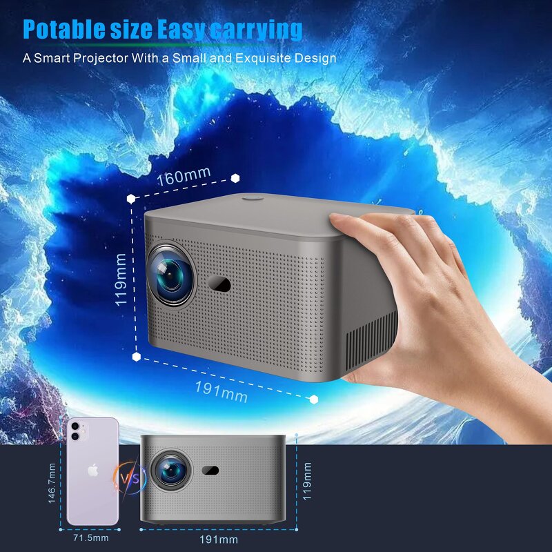 Portable Projector Factory - HY350 BT Speaker WiFi Mirroring