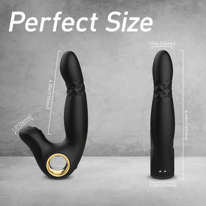 S-Hande Wholesale Prostate Massager Anal Butt Plug Perineal Stimulation Waterproof Vibradores Sexuales