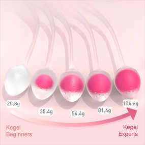 S-Hande Silicone Kegel Ball Set Benoit Ben Wa Balls Kegel Exerciser Vagina Pelvic Floor Exerciser and Core Exercises for Women