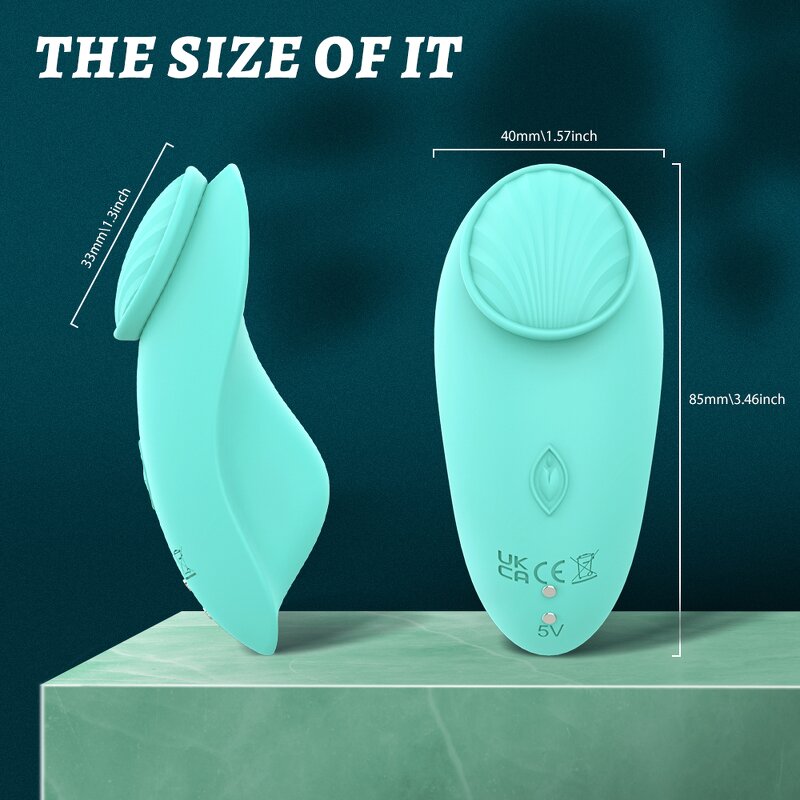 S-HANDE Wearable Wireless Vibrator Vibrating Panties for Women Vagina Clitoris Massager Panty Vibrator with Remote