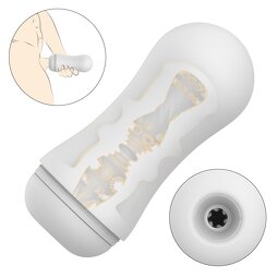 S-Hande TPE Male Masturbation Rotate Device Handmade Sucking Disposable Male Masturbation Cup for Men