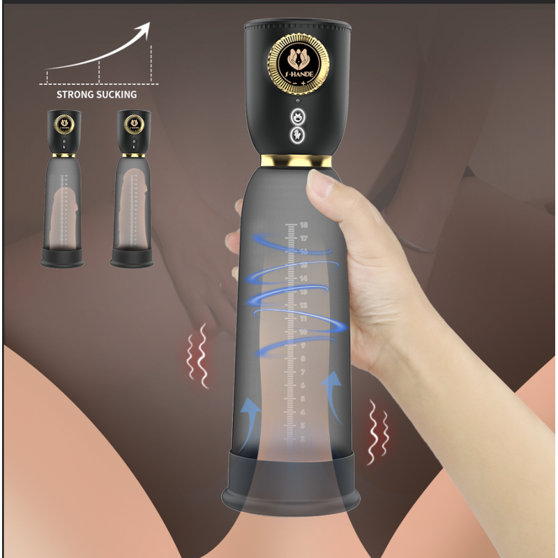 S-HANDE Wholesale Penis Enlargement Men Electric Vacuum Dick Penis Pump Sex Toys for Sexy Men in Male