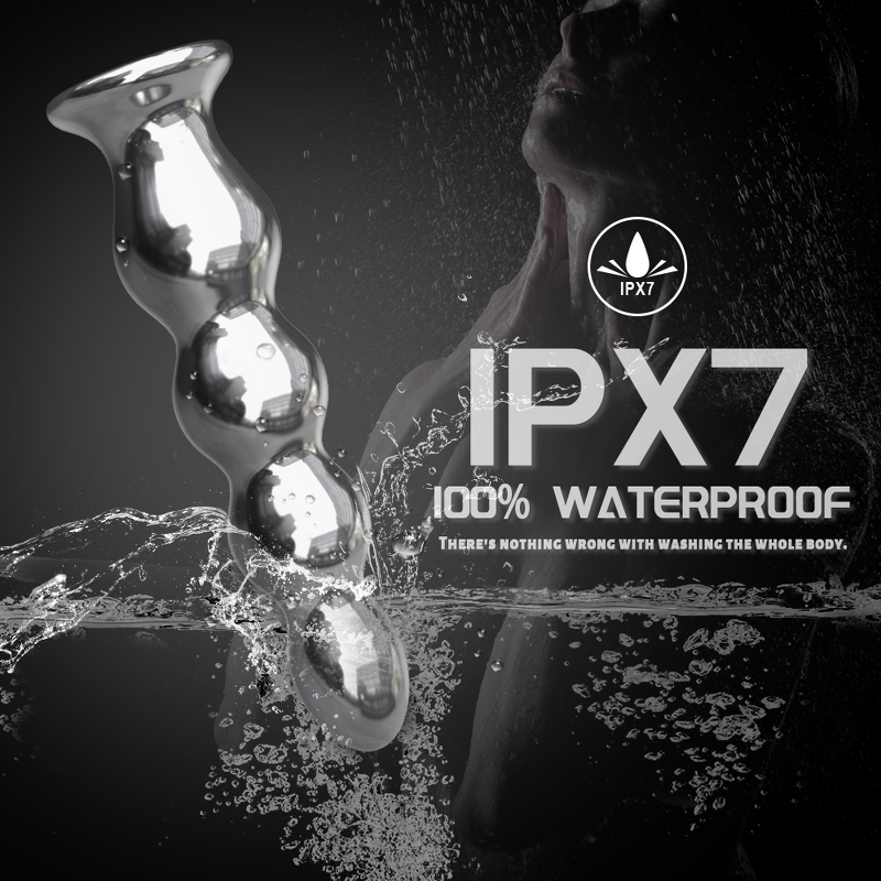 S-hande Consoladores Anales Remote Control Vibrators for Women Anal Plug Anale Metal Beads Butt Plug