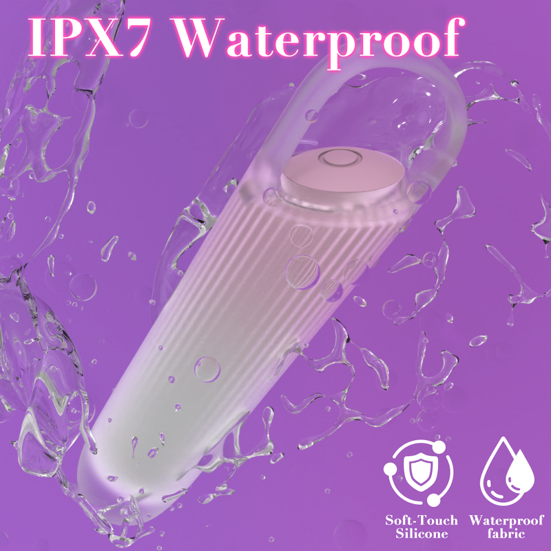 S-Hande Pink Finger Power Bullet Vibrator Mini Electronic Vibrator Massage Vaginal Vibrating Finger Sleeve