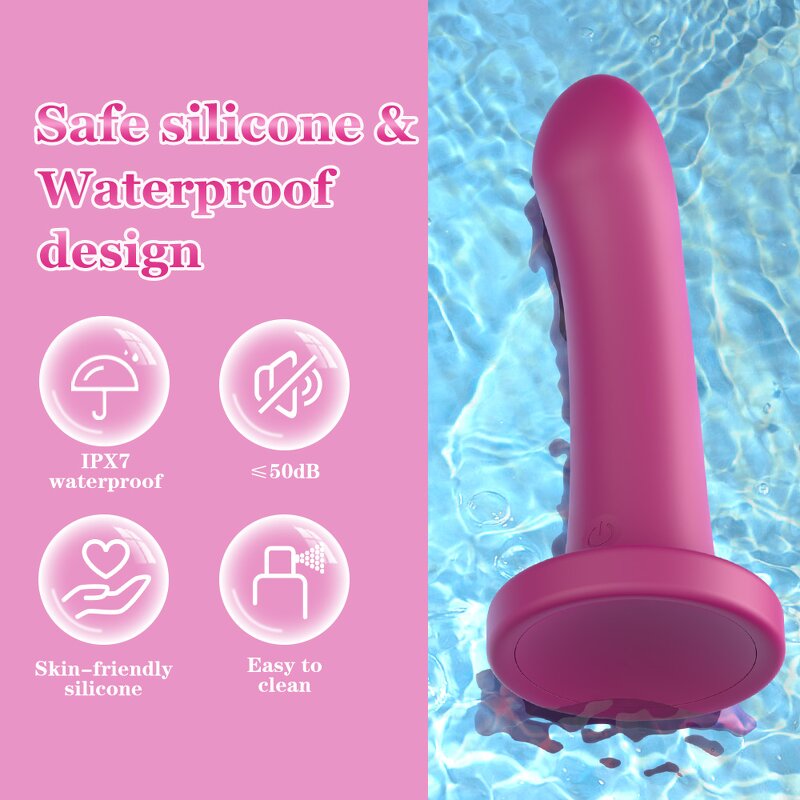 S-Hande Remote Control Strapless Strap on Vibrator Silicone Lesbian Vibrator Type Strapons for Women