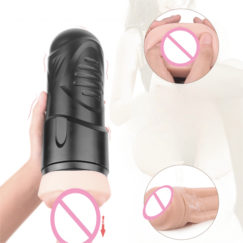 S-Hande OEM Male Masturbators Cup Adult Sex Toys Realistic Textured Vagina Masturbation Stroker for Men