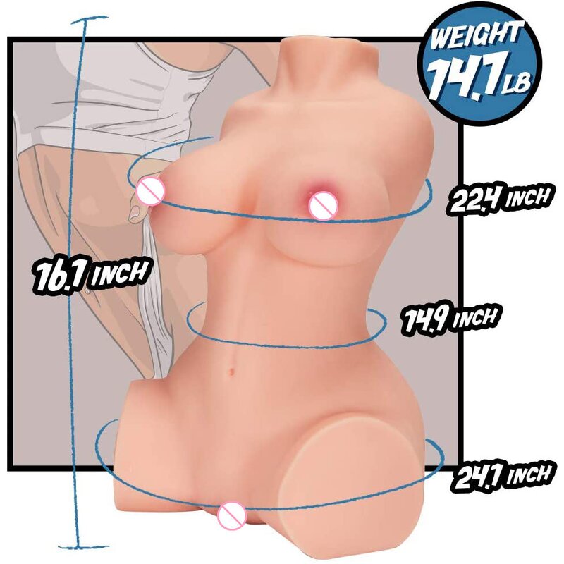 S-HANDE Top Male Silicone Pocket Sexy Massage Sax Pussy Men's Products Masturbators Adult Sex Toys for Men Sex Dolls Full Body