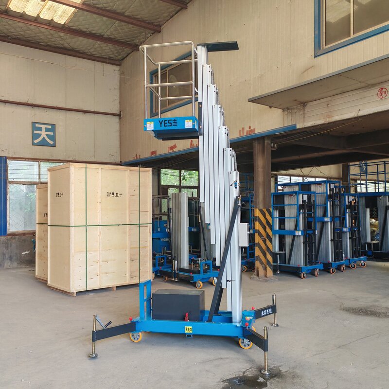 Single Mast Lift - 4-10m Outdoor Mobile Electric