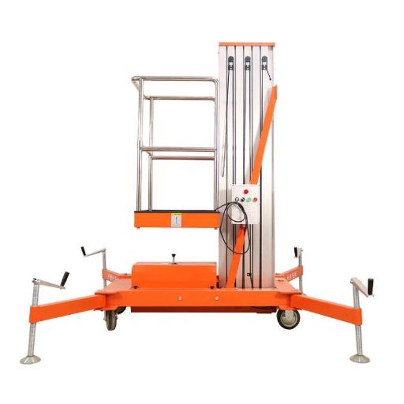 Single Mast Lift - 4M 100kg Electric Hydraulic
