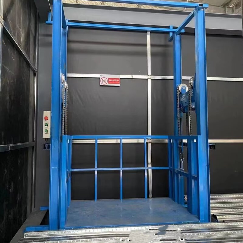 Freight Lift - Electric Hydraulic Wall Mounted Factory