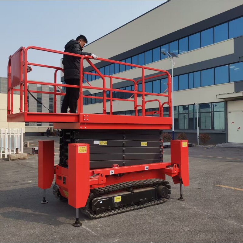 Crawler Scissor Lift - Mobile Self Propelled 4-14m