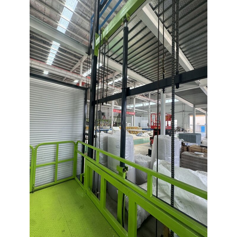 Freight Elevator - Guide Rail Goods Transport Factory