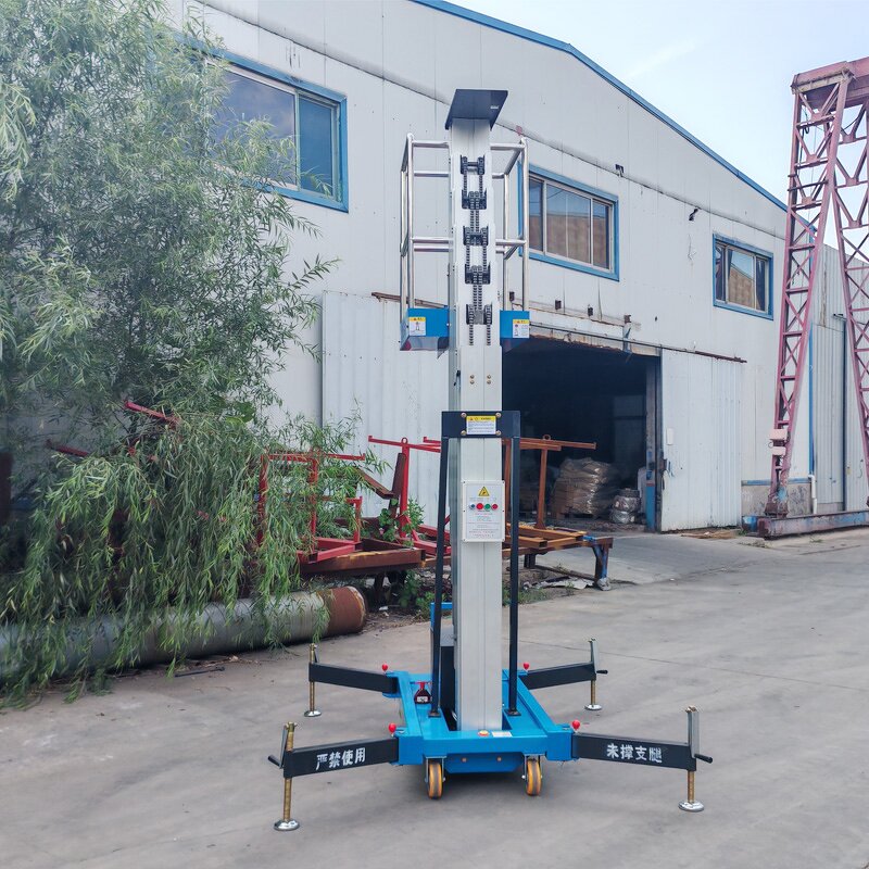 Single Mast Lift - 4-10m Outdoor Mobile Electric