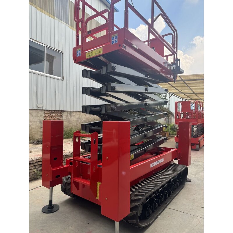 Crawler Scissor Lift - Rough Terrain Diesel Factory