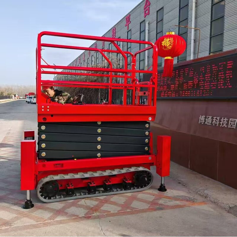 Crawler Scissor Lift - Mobile Self Propelled 4-14m