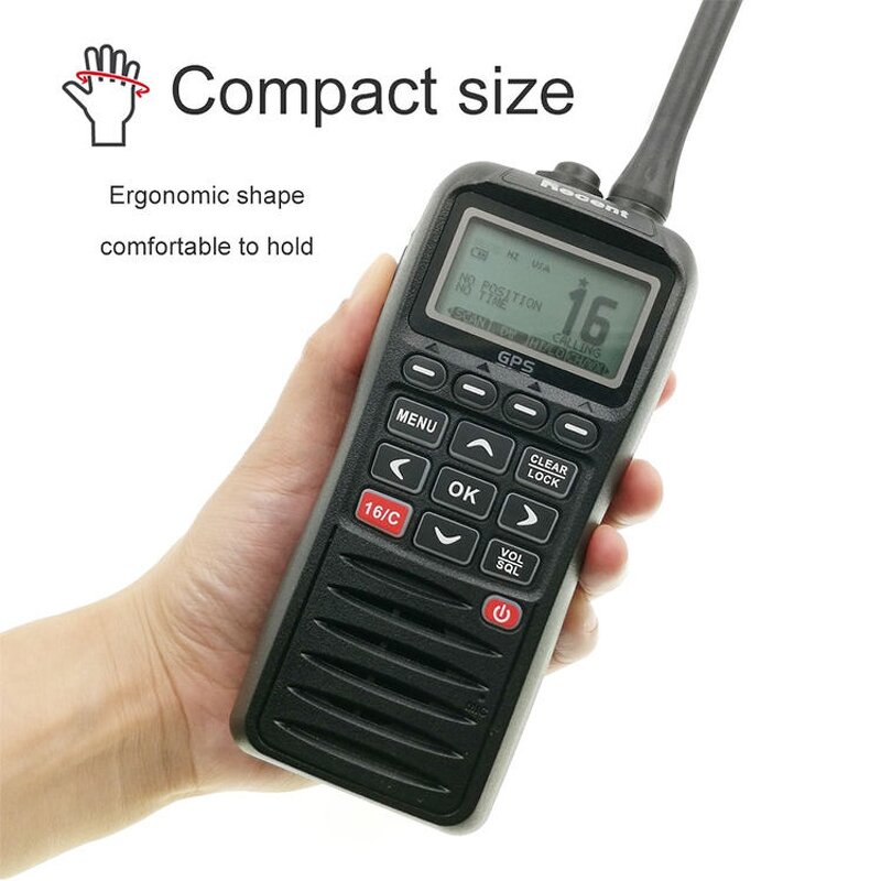 Waterproof VHF Marine Radio Manufacturer - GPS Digital Display