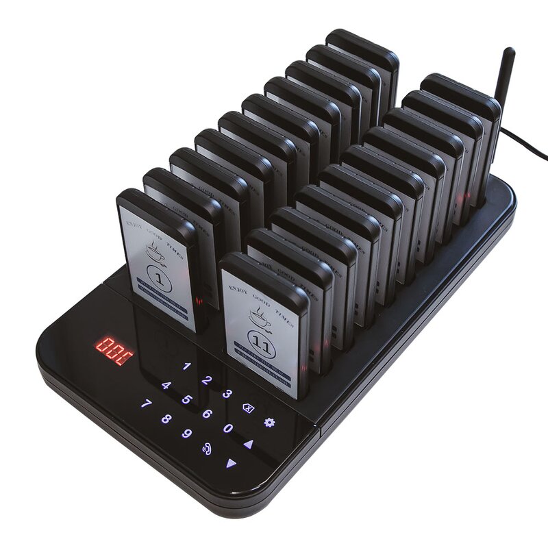 Wireless Restaurant Pager Manufacturer - 20 Buzzer OEM