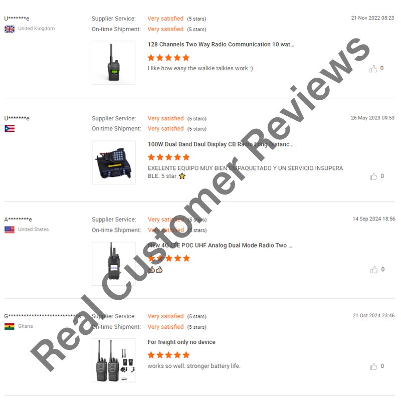 Walkie Talkie Bulk Supplier - Professional OEM/ODM Wholesale