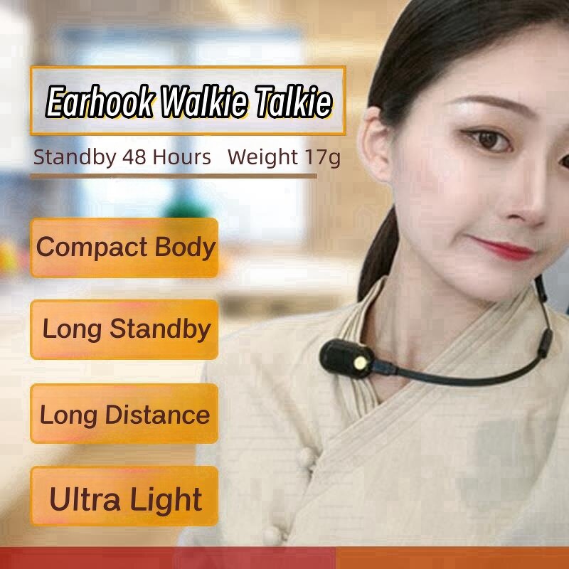 Earhook Headphones Walkie Talkie Factory - UHF Custom