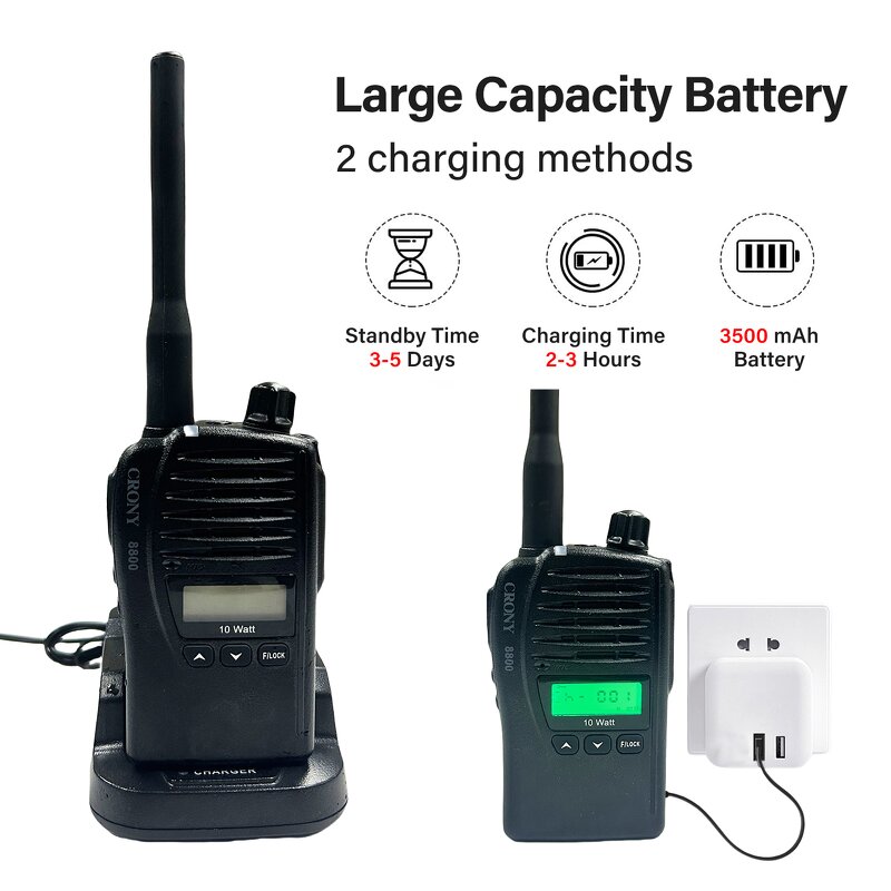 OEM Walkie Talkie Manufacturer - 128 Channel 10 Watts Custom