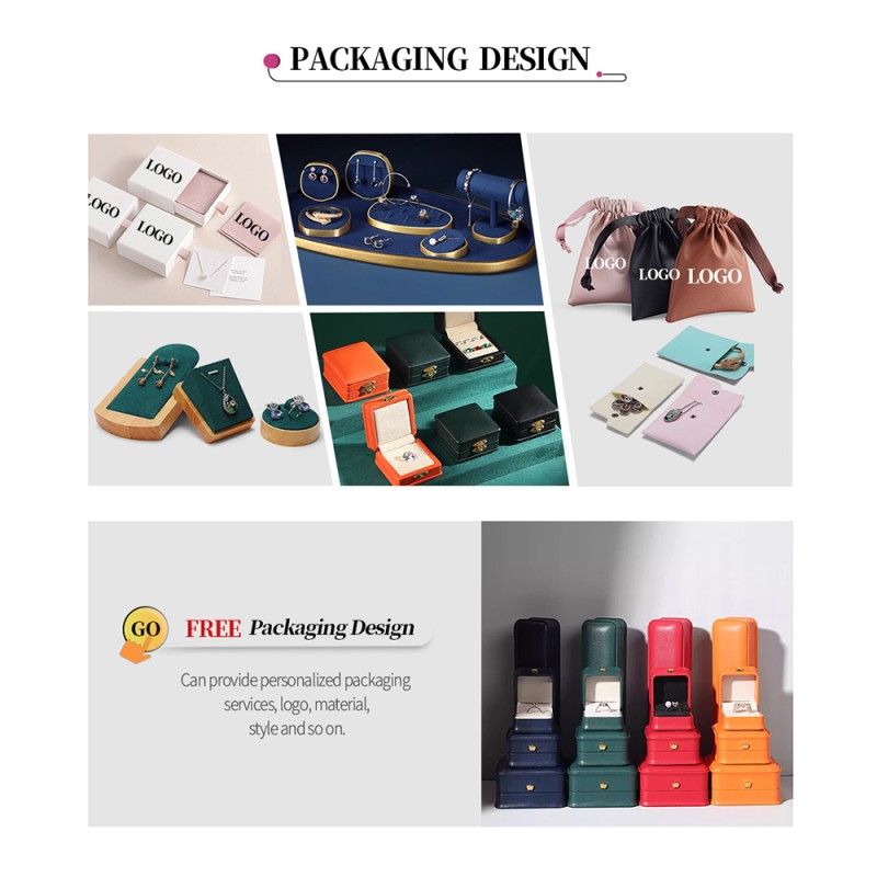 Velvet Jewelry Box - Custom Logo with Light