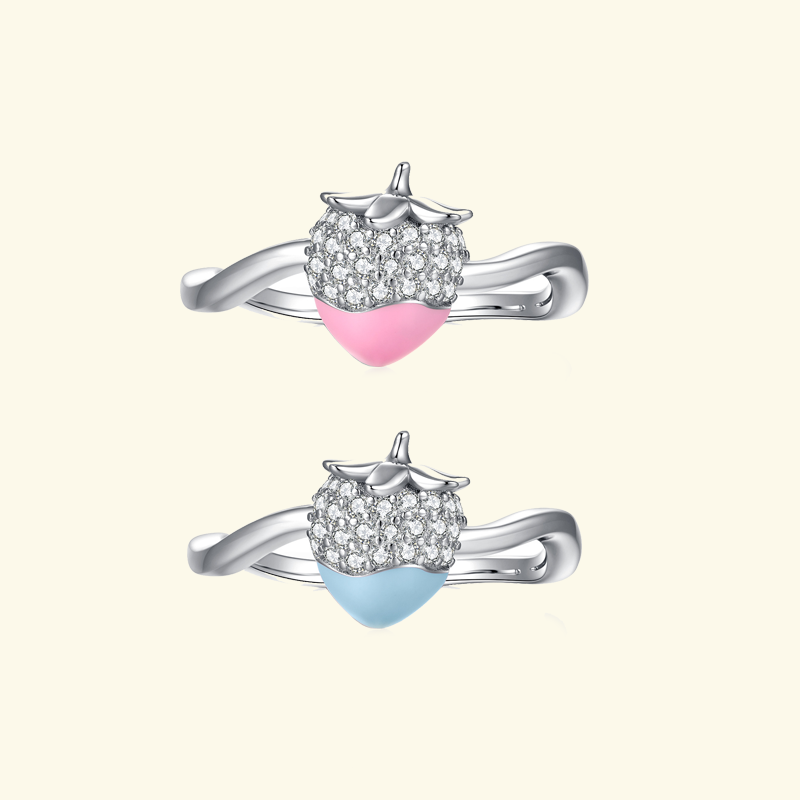 Enamel Fruit Ring - Kids Wholesale 925 Silver