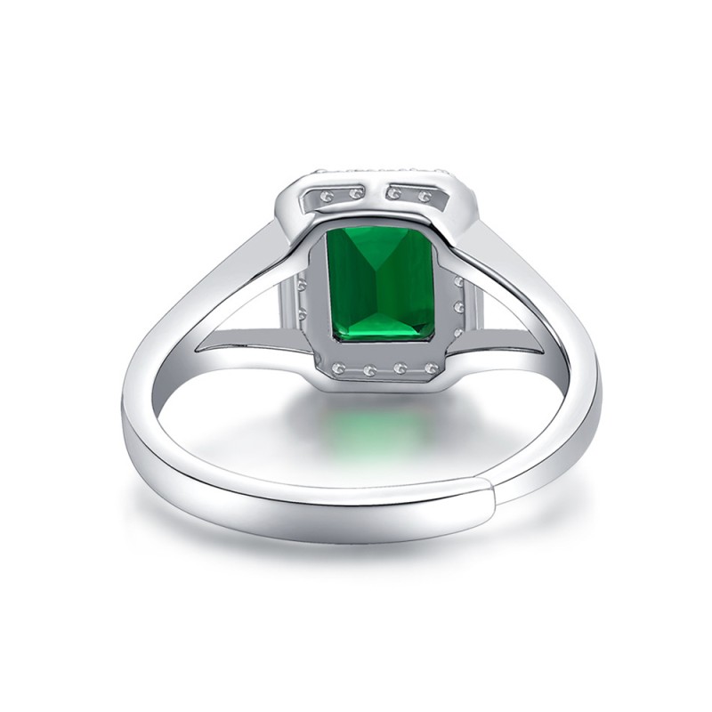 Lab Grown Diamond Ring - Emerald Cut Wholesale