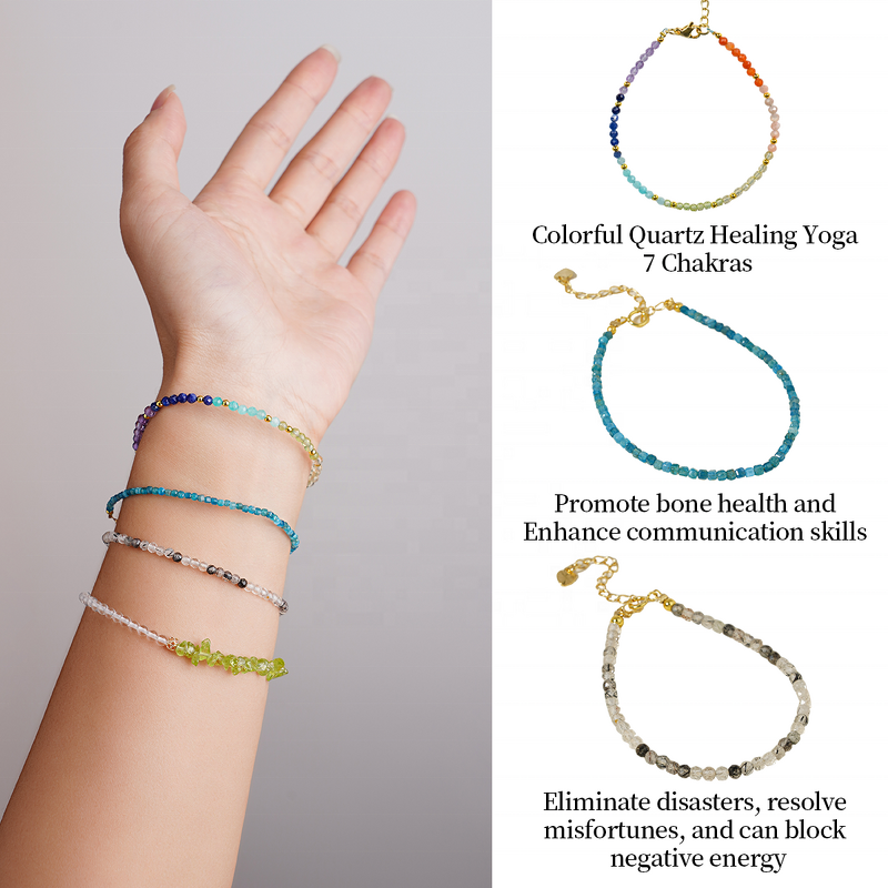 Crystal Bracelet - Natural Stone Stacking Wholesale