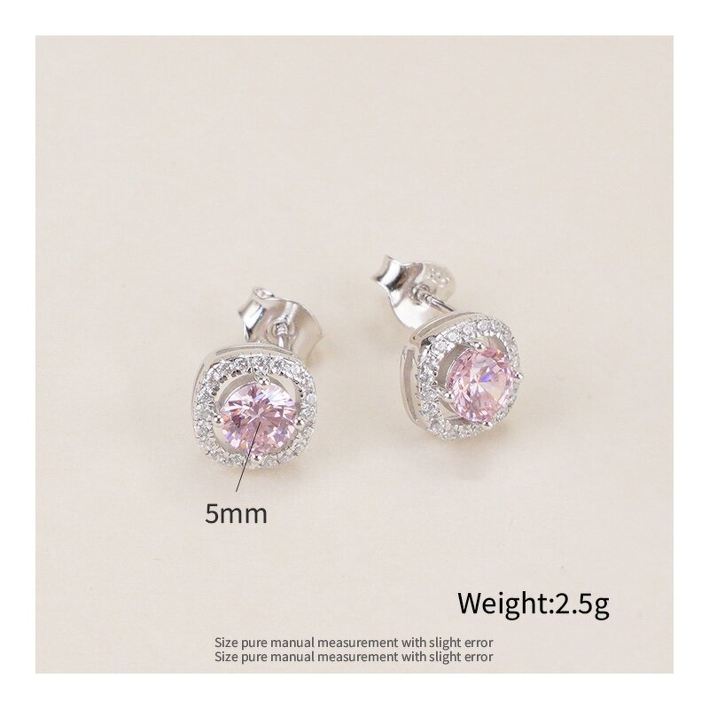Wedding Jewelry Set - Custom Pink Zirconia Factory