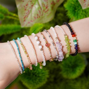 Crystal Bracelet - Natural Stone Stacking Wholesale