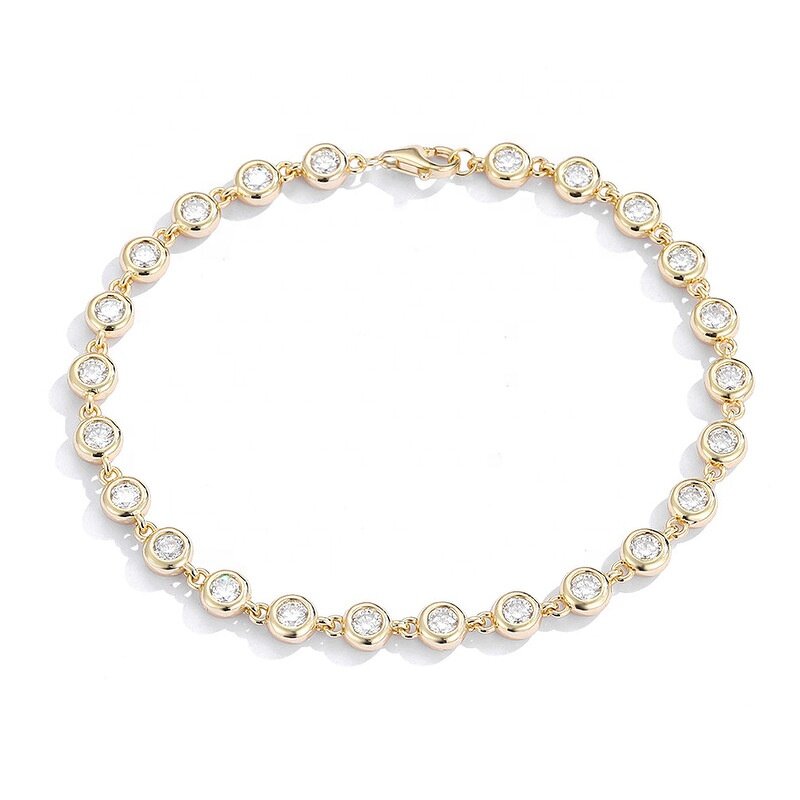 Moissanite Bracelet - Tennis Pave 3mm Factory