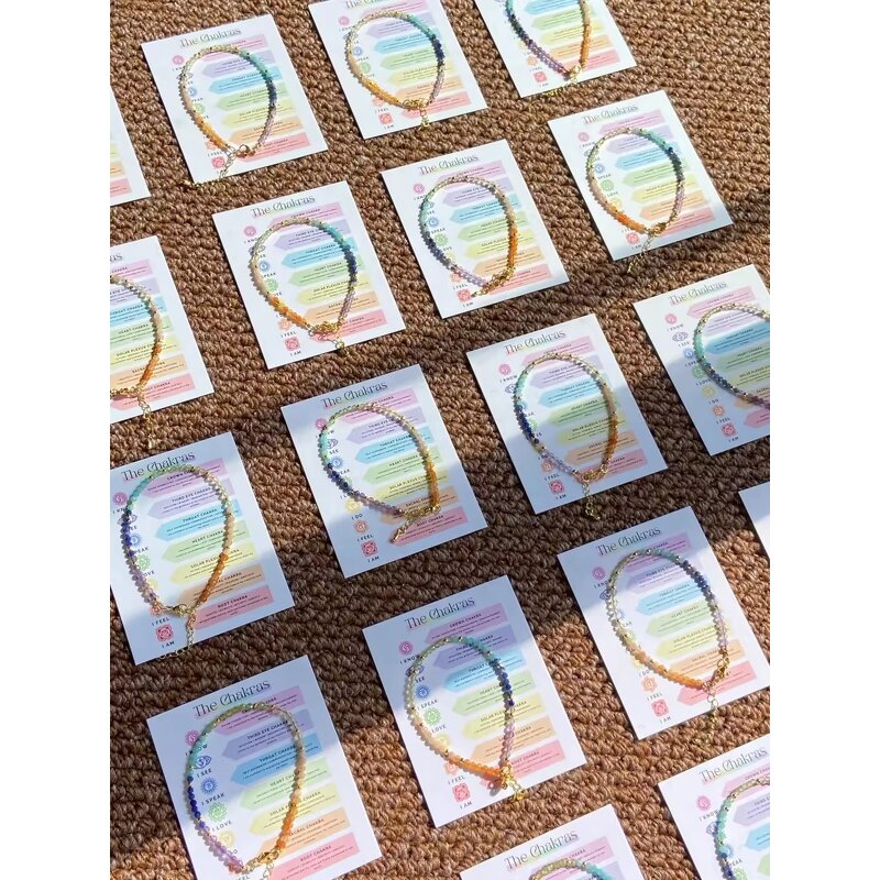 Crystal Bracelet - 7 Chakras Quartz Healing