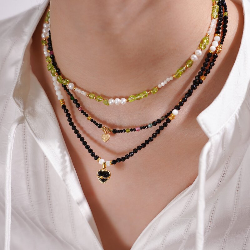 Crystal Necklace - Natural Stone Bohemian Factory