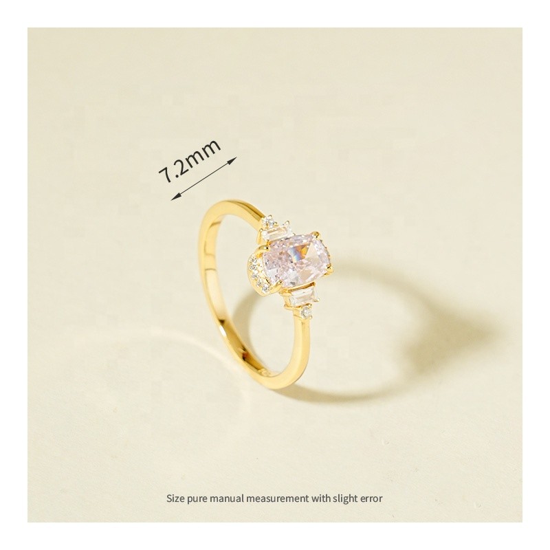 Oval Ring - High End Gold Plated Princess