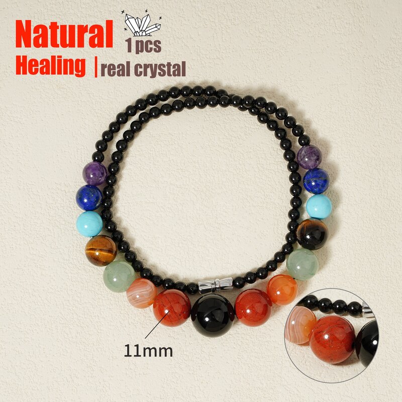 Crystal Necklace - Statement Tourmaline Unisex