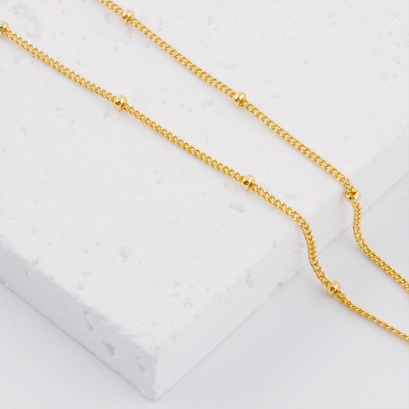 Collarbone Chain - Stacked Diamond Gold Electroplated