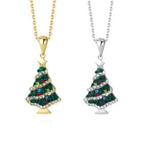 Christmas Necklace - S925 Gold Plated Factory