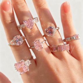 Diamond Rings - 925 Sterling Silver 5A Factory