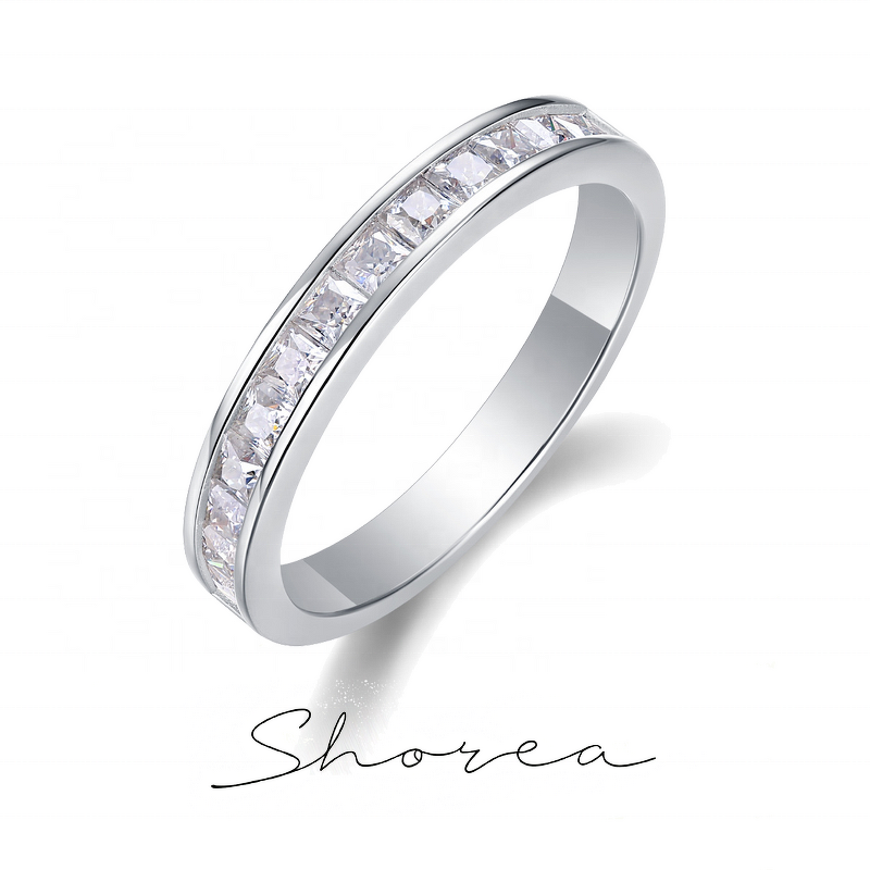 Moissanite Ring - Iced Out Full Eternity Factory