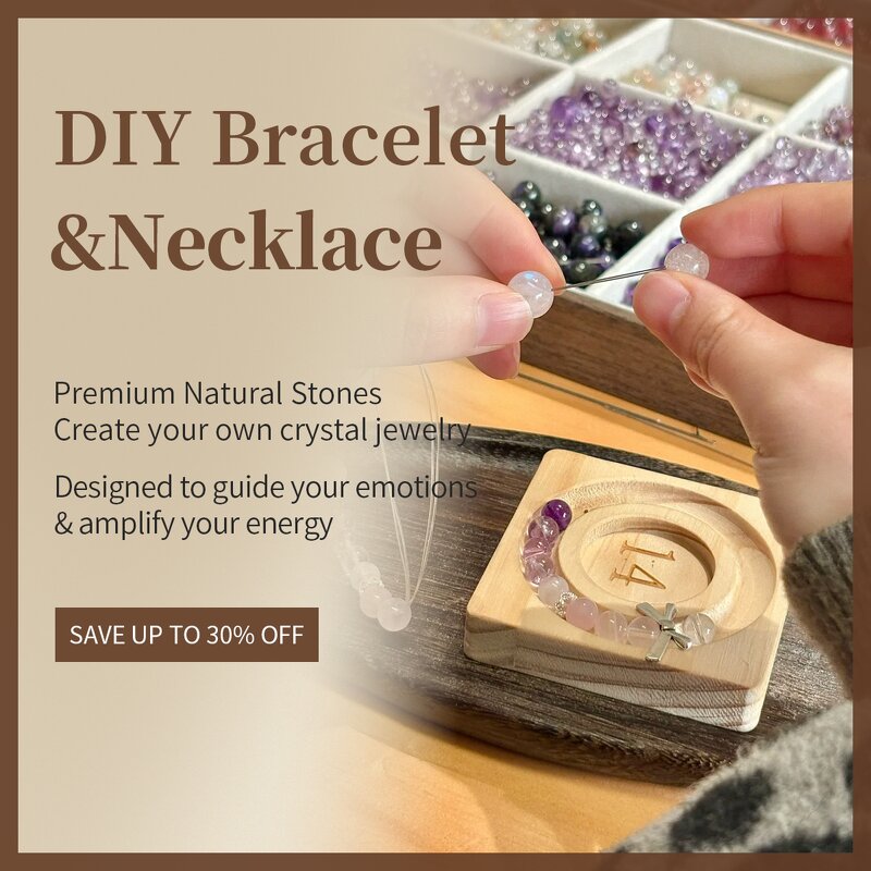 Crystal Bracelet - 7 Chakras Quartz Healing