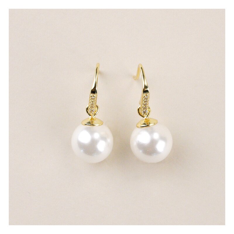 Pearl Stud Earrings - S925 Sterling Silver Premium