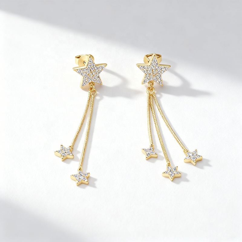 Tassel Earrings - 925 Sterling Silver Long Factory