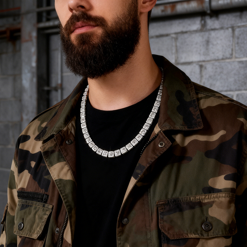 Tennis Chain Necklace - Hip Hop Iced Out Factory