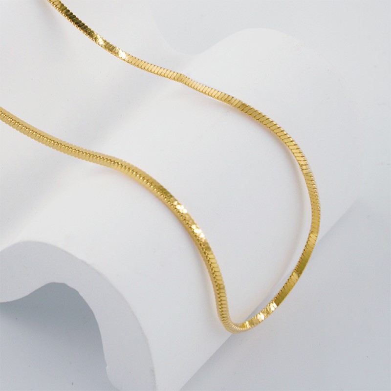 Snake Bone Chain - S925 Silver INS Wind Square