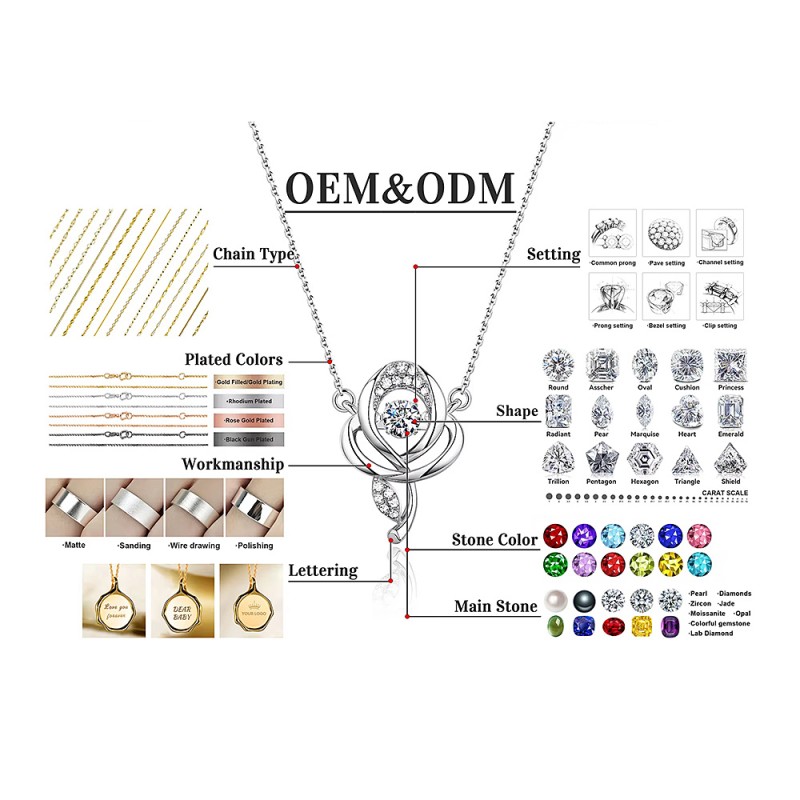 Colored Zircon Ring - S925 Pure Silver Opening