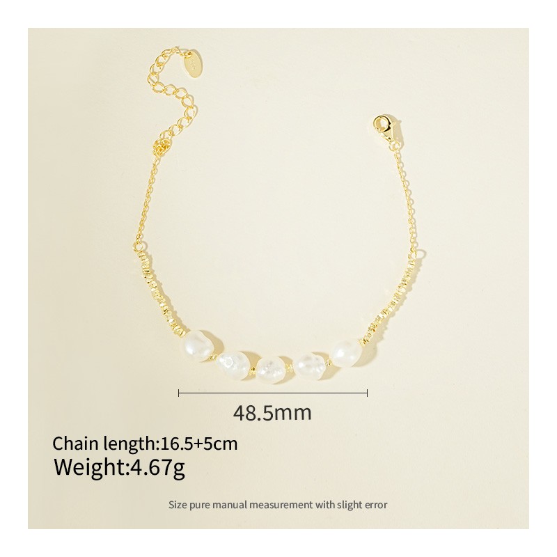 Pearl Bead Bracelet - Cultured Freshwater Adjustable