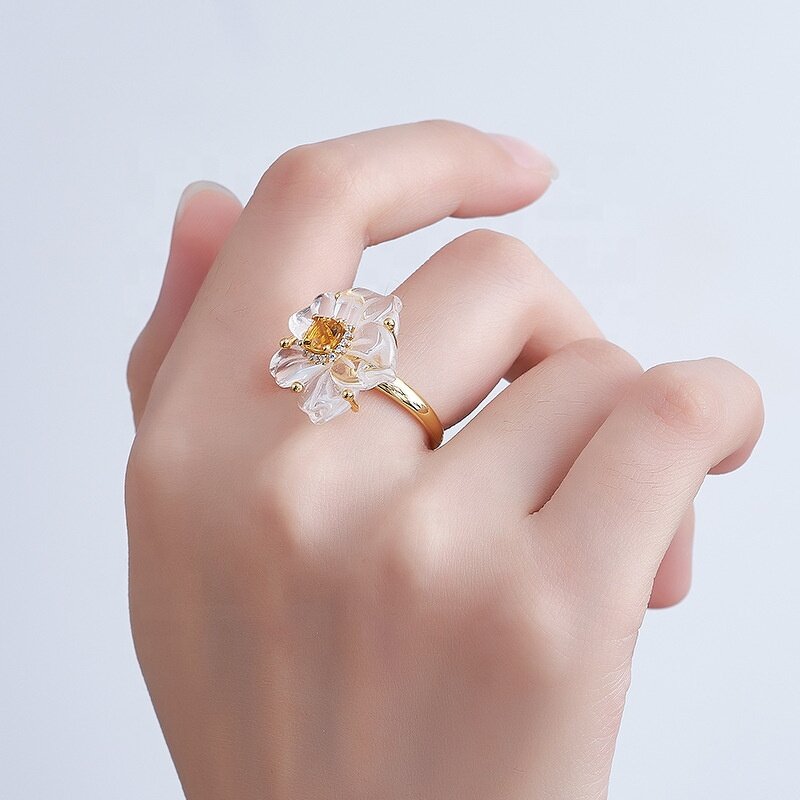 Crystal Jewelry Set - Original Design 925 Silver