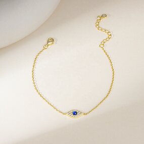 Evil Eye Bracelet - Micro Inlaid Zircon Wholesale