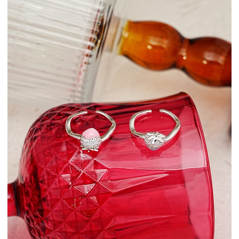 Enamel Fruit Ring - Kids Wholesale 925 Silver